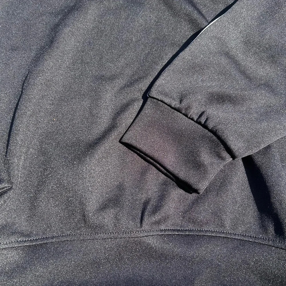 Adidas Originals Mens Funnelneck TT Quarter Zip Track Top Black IZ4803 M